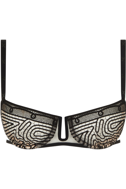 Chantelle Vibrate Lightly Lined Lace Demi Bra