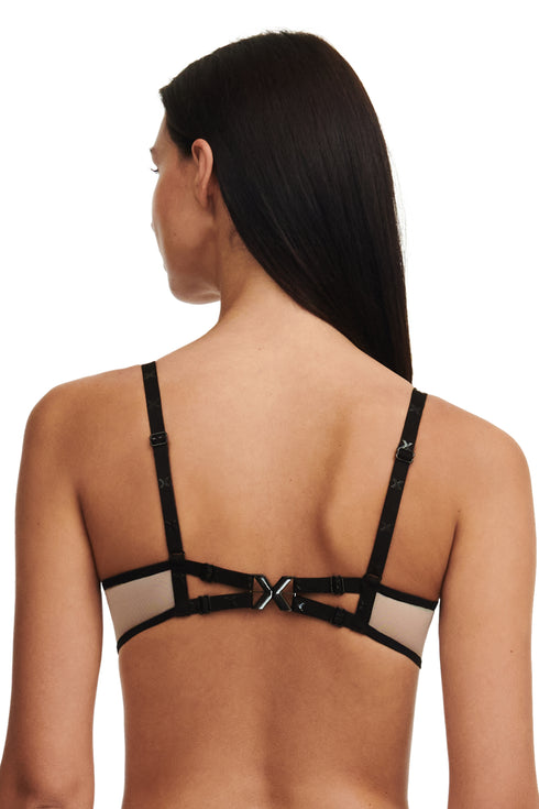 Chantelle Vibrate Lightly Lined Lace Demi Bra