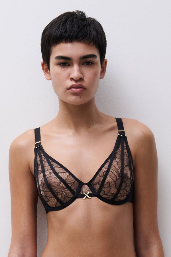 Chantelle Xquisite Lace Unlined Plunge Bra