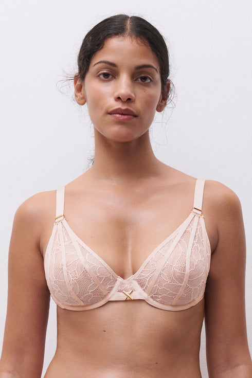 Chantelle Xquisite Lace Unlined Plunge Bra