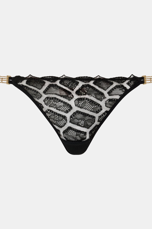 Chantelle Reptilia Lace Thong