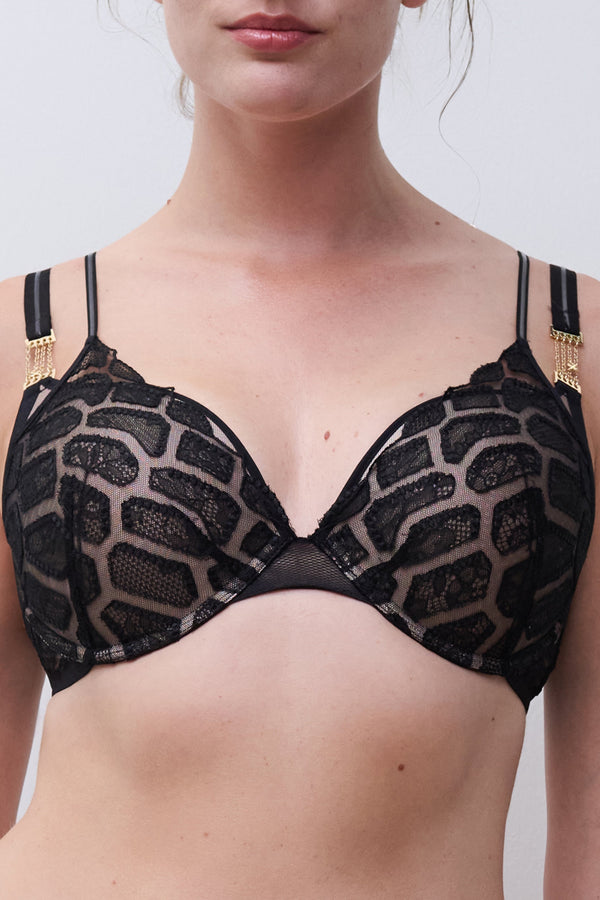 Chantelle Reptilia Lace Push-up Bra