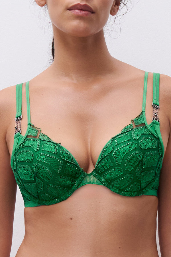 Chantelle Reptilia Lace Push-up Bra