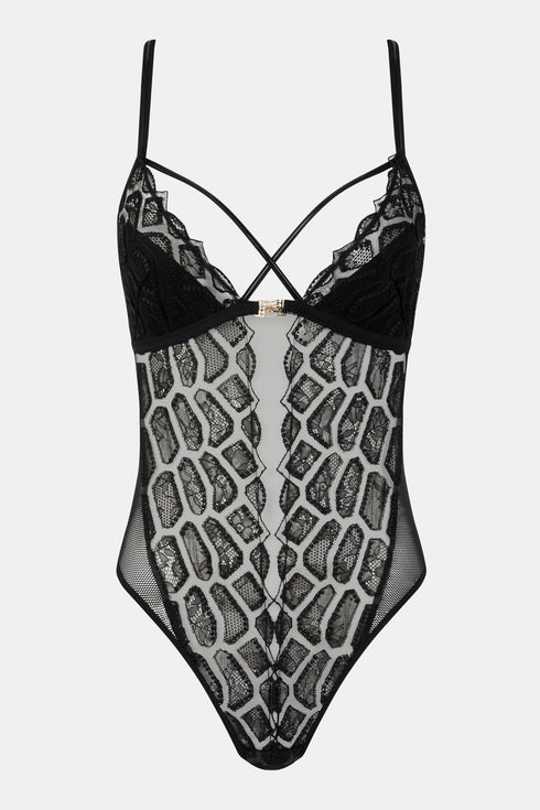 Chantelle Reptilia Lace Bodysuit