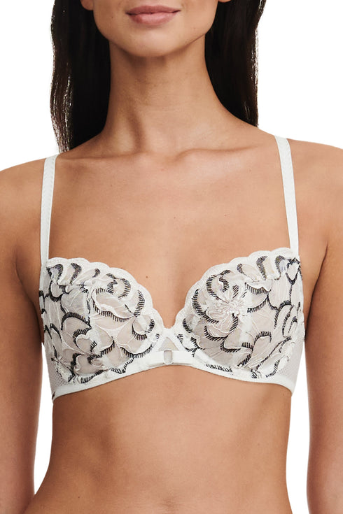 Chantelle Fleurs Lace Unlined Plunge Bra