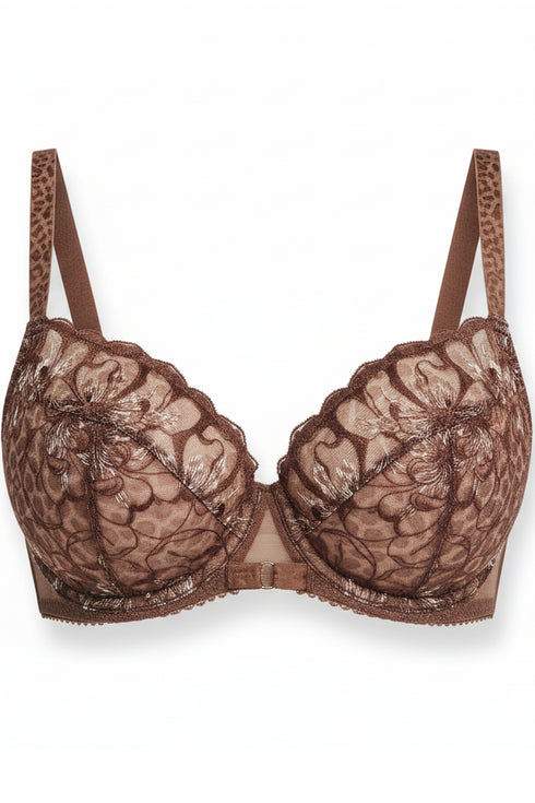 Chantelle Fleurs Lace Unlined Plunge Bra