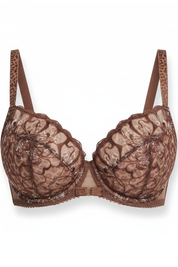 Chantelle Fleurs Lace Unlined Plunge Bra