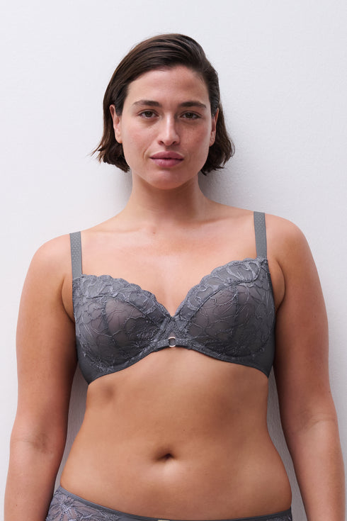 Chantelle Fleurs Lace Unlined Plunge Bra
