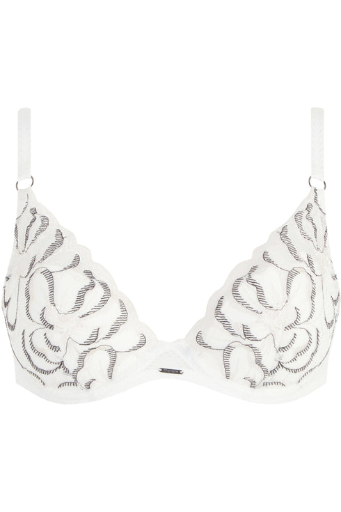 Chantelle Fleurs Lace Plunge Contour Bra