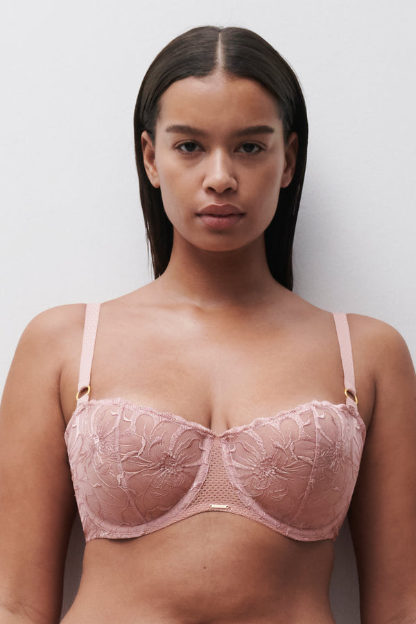 Chantelle Fleurs Half-cup Balcony Bra