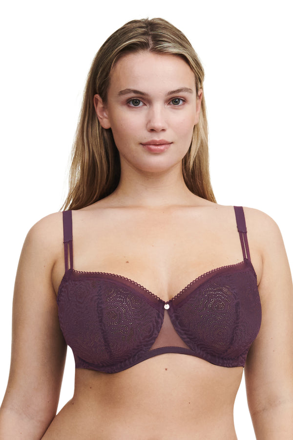 Chantelle C Jolie Lace Unlined Demi Bra