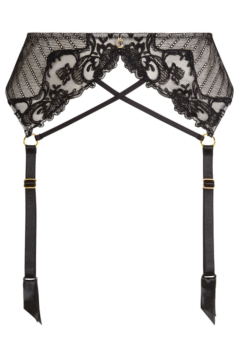 Chantelle Cabaret Sauvage Lace Garter Belt