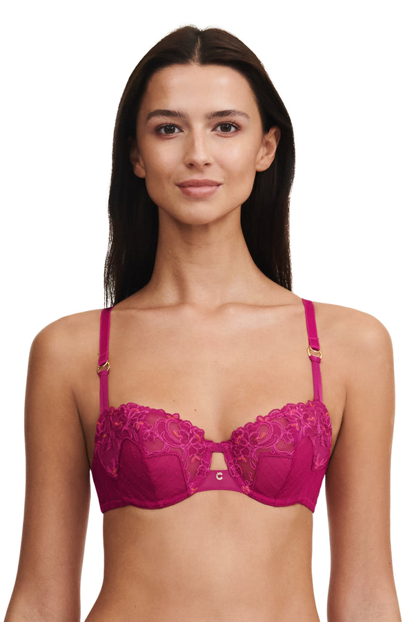 Chantelle Cabaret Sauvage Lace Unlined Demi Bra