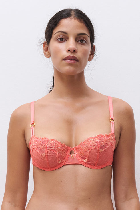 Chantelle Cabaret Sauvage Lace Unlined Demi Bra
