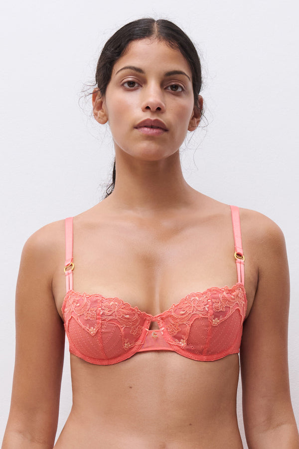 Chantelle Cabaret Sauvage Lace Unlined Demi Bra