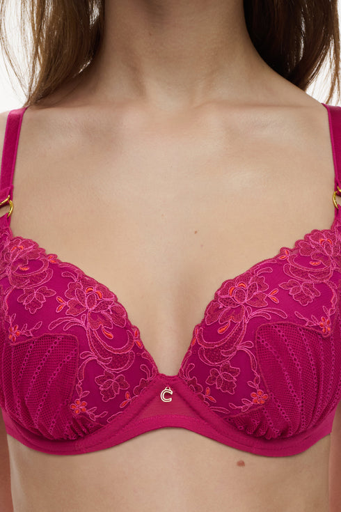 Chantelle Cabaret Sauvage Lace Push Up Bra