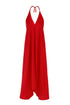 Shan Celine Halter Style Silk Maxi Dress