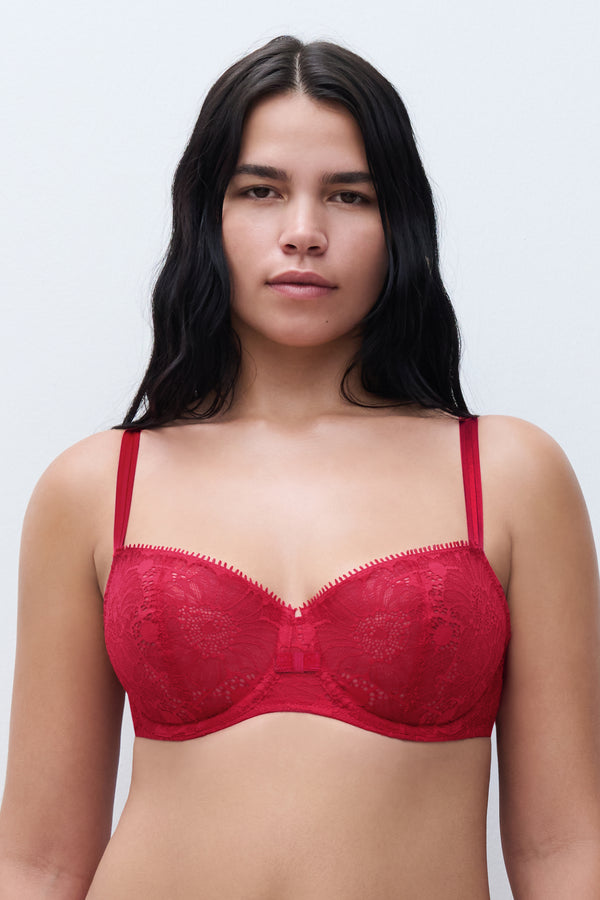 Chantelle Day To Night Lace Unlined Demi Bra