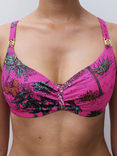 Chantelle Sauvage Covering Underwired Bikini Top