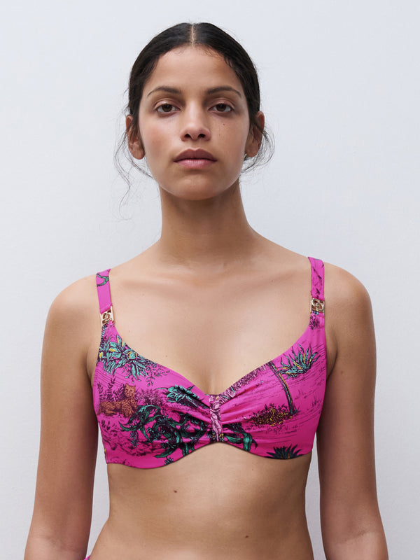 Chantelle Sauvage Covering Underwired Bikini Top