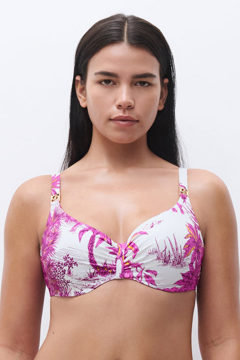Chantelle Sauvage Covering Underwired Bikini Top