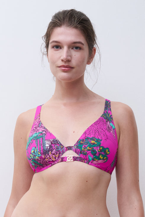 Chantelle Sauvage Single Wire Plunge Bikini Top