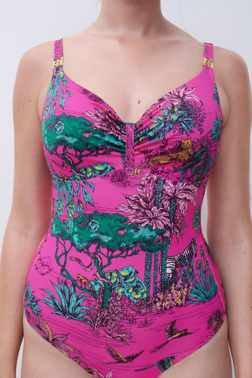 Chantelle Sauvage Covering Underwired Swimsuit