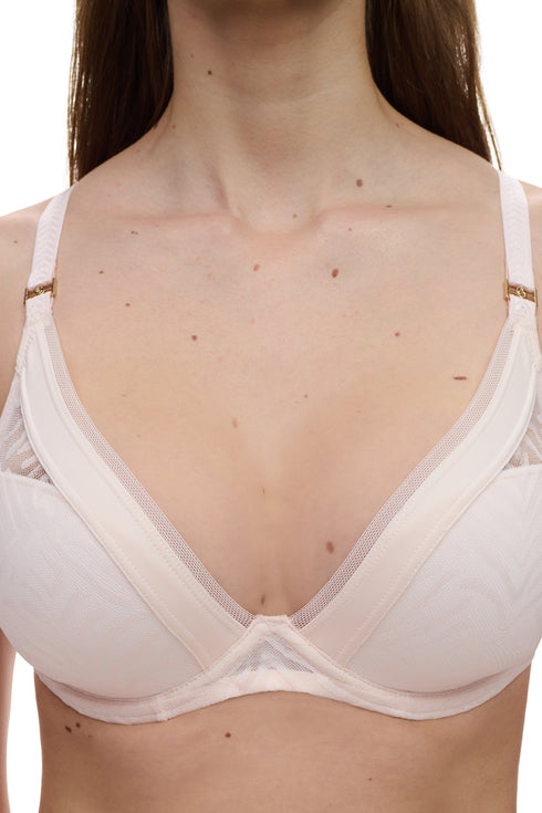 Chantelle Graphic Allure Lace Plunge Contour Bra