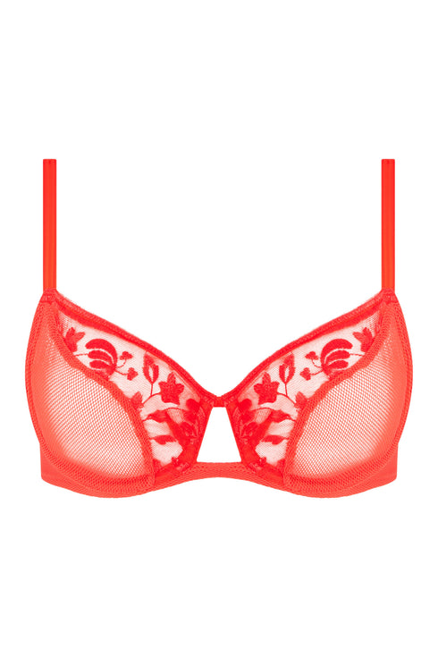 Chantelle Philter Lace Full Coverage Unlined Underwire Bra