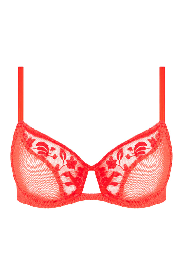 Chantelle Philter Lace Full Coverage Unlined Underwire Bra