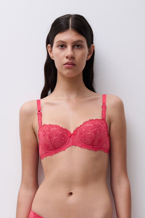 Chantelle Champs Elysees Lace Unlined Demi Bra