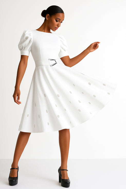 Shan Charlie-Rose Oval Cut-Out Modern Poodle Skirt