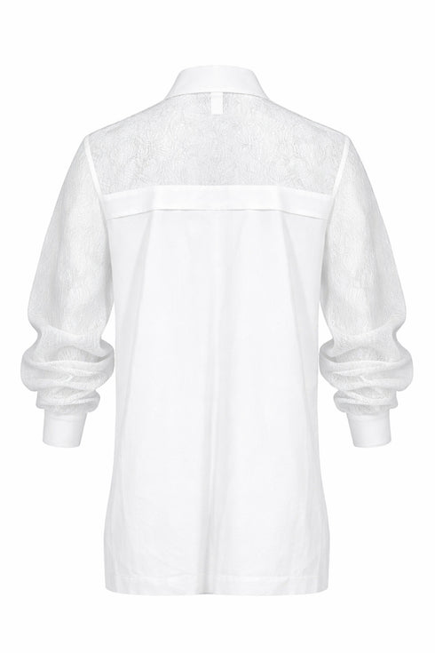 Shan Elizabeth Lace Detail Shirt