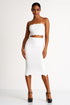 Shan Billy Scalloped Pencil Skirt