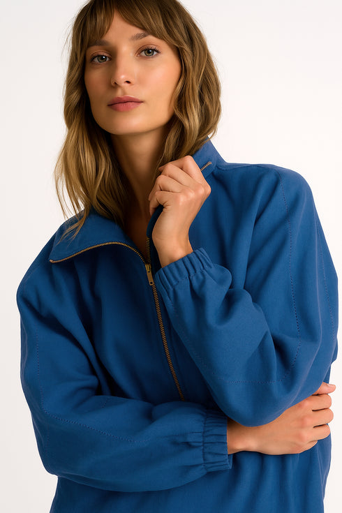 Shan Lina Linen Puffer Jacket