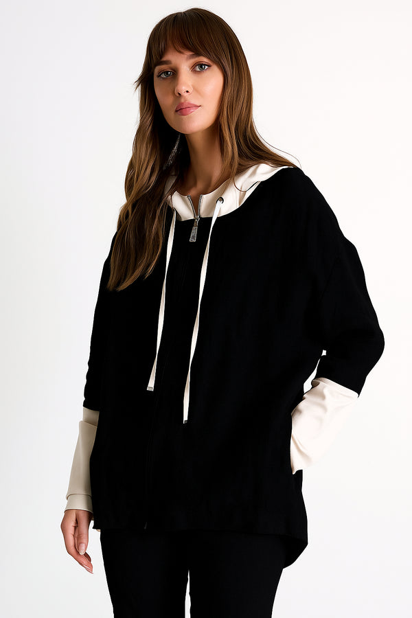 Shan Élisabeth Linen and lycra vest