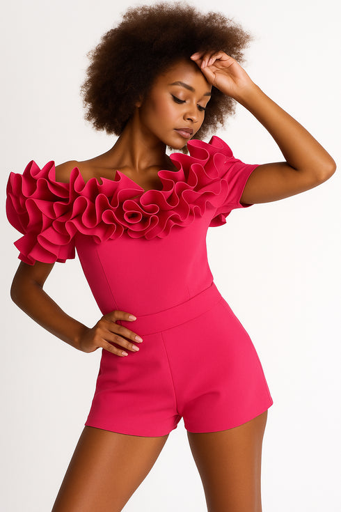 Shan Rose Off shoulder top