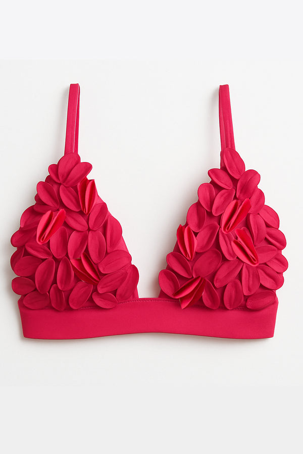 Shan Rose Comfortable triangle bikini top