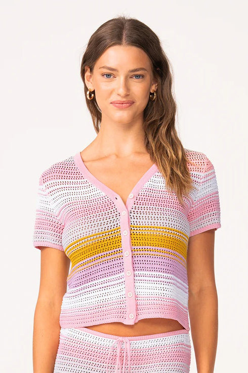 PQ Swim Clementine Ellie Crochet Top