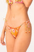 PQ Swim Clementine Embroidered Lettuce Edge Tie Side Bottom