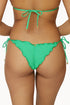 PQ Swim Clover Embroidered Lettuce Edge Tie Bottoms