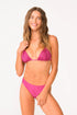 PQ Swim Cosmo Pink Isla Triangle Top