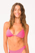 PQ Swim Cranberry Nova Triangle Top