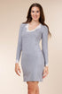Antigel A06 Simply Perfect V-neck long sleeves nighty