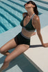 Lise Charmel 35b Energie Nautique N/w Crossed Back Triangle