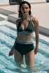 Lise Charmel 35b Energie Nautique N/w Crossed Back Triangle
