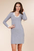 Antigel A06 Simply Perfect V-neck long sleeves nighty
