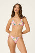 PQ Swim Swim Dahlia Embroidered Lettuce Edge Tie Side Bottom