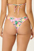 PQ Swim Swim Dahlia Embroidered Lettuce Edge Tie Side Bottom