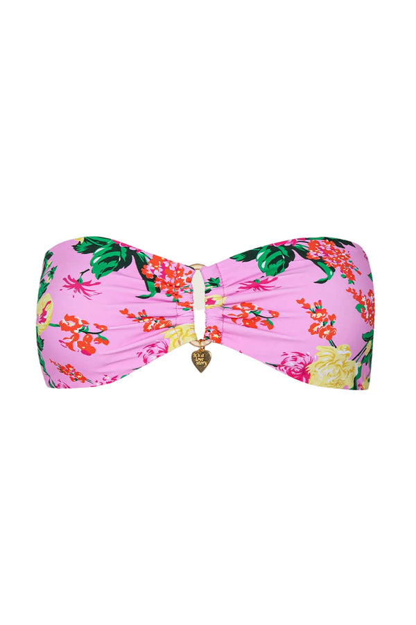 PQ Swim Swim Dahlia Detail Bandeau